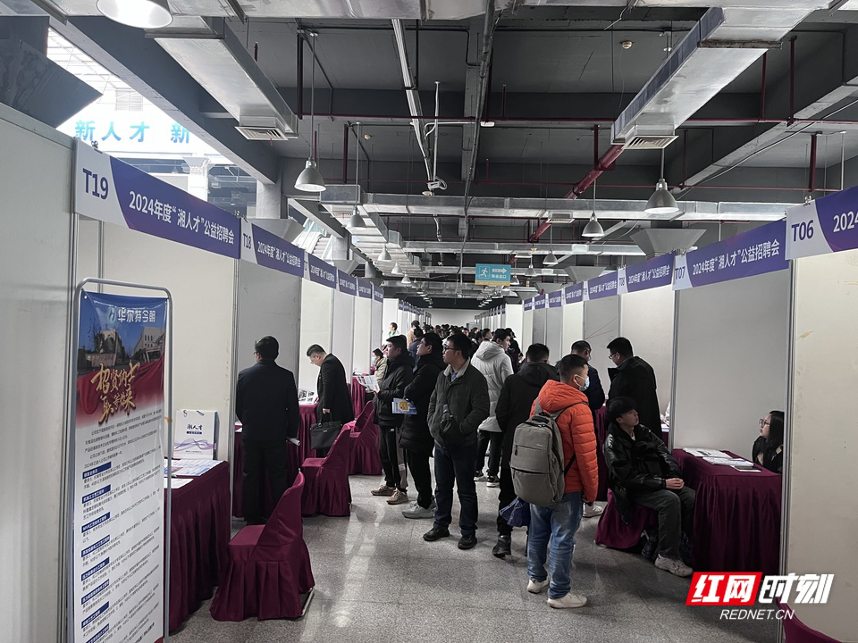 湖南省“4×4”优势产业链群暨省重点产业企业专场招聘会，271人达成初步就业意向